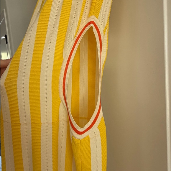 SOLID & STRIPED Yellow, White and Pink Striped Maxi Dress - Picture 3 of 3